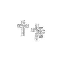 Orecchini Amen Donna Croci in Argento Zircone ECROCBBZ - ECROCBBZ